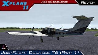 X Plane 11 | Just Flight Duchess 76 Review | Introduction and Cockpit Tour (1)