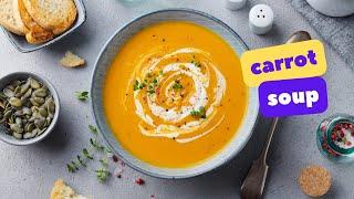 Creamy Carrot Soup with Ginger (Vegan Recipe) | The Frugal Chef