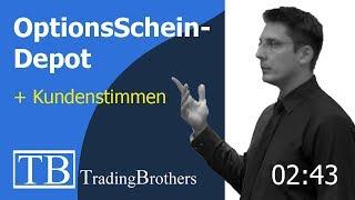 OptionsSchein-Depot mit hohen Renditen // TradingBrothers