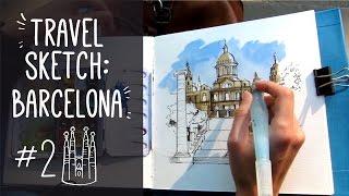 Travel Sketch: Barcelona #2