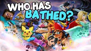 Which Smash Bros Characters Have Canonically Bathed?