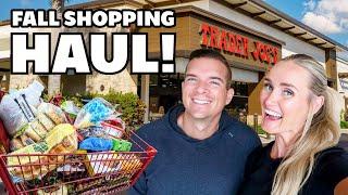 First FALL SHOPPING Haul!  Best New Foods at Trader Joes!