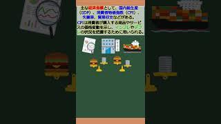 バーチャル商業大学ワンポイント講座～経済指標～ #shorts
