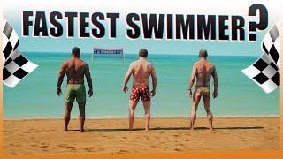 GTA V - Which main Character swims the Fastest?