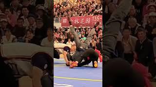 Sixty-Year-Old Man Challenges the Beautiful Coach in Epic Mixed Wrestling Match!  #MixedWrestling