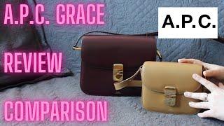 A.P.C. Grace Mini and Regular bag - Review, comparison, what fits, mod-shots, pros&cons etc.