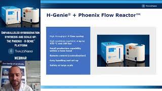 Unparalleled hydrogenation synthesis and scale-up: The Phoenix - H-Genie Platform 9am