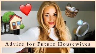 My Advice for Aspiring Homemakers || Tips for Future Housewives/Homemakers