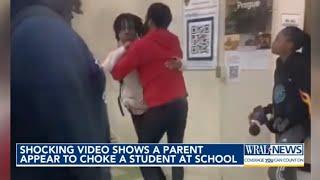 Shocking video shows a parent appear to choke a student at Fike High School