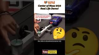 Center of Mass TRICK You’ve Never Seen!  | Physics Made Simple #physics #science #shorts