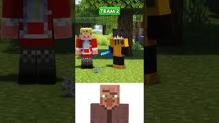 TEAM 1 or TEAM 2?  - oi oi oi meme #shorts #minecraft