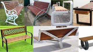 Outdoor bench ideas /garden bench design ideas /picnic bench /teak garden bench /wood & metal bench