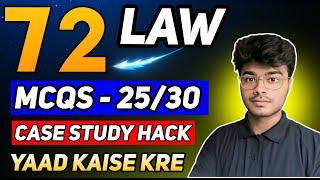 How I scored 72 in Law | CA Inter | 