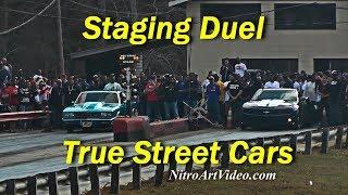 SHUT UP AND RACE, Michael Britt Nitrous G Body Street 1982 Monte Carlo Wins After Some Tree Games