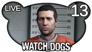 Watch Dogs #13 - Inkognito im Knast (Livestream|Let's Play Watch Dogs PC German)