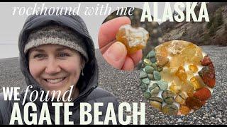 Agate Beach ALASKA | Rockhound with Me | Searching for Alaskan Agates | Beach Combing | Beach Agates