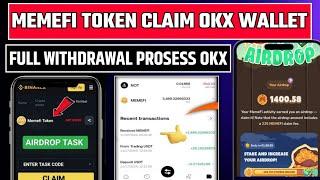 MemeFi OKX Wallet Withdrawal On Other Exchange || OKX Wallet Gas Fes Sui Deposit