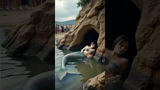 The Hidden Life of a Mermaid and Her Little Ones #babygirl #mermaid #shorts #ai