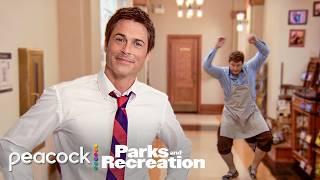 Shoe shine stand moments that make me laugh like an idiot | Parks and Recreation