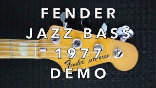 FENDER JAZZ BASS DEMO 1977 BLACK