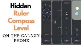 Hidden Tools On Samsung Galaxy Phone - Compass, Ruler, Level