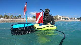 Nemo and Nomad underwater metal detecting