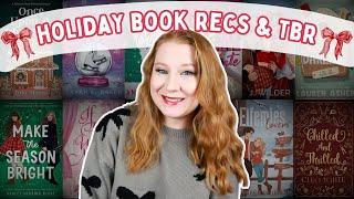 Holiday Book Recommendations and TBR!  | all the holiday romance books!