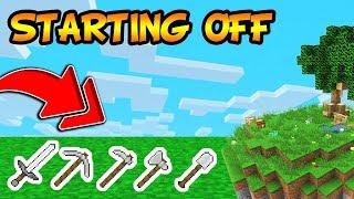 Starting the Island and the Series - McCentral Skyblock Series Ep. 1