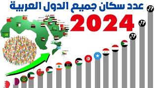 التصنيف الرسمي و الجديد ل22 دولة عربية حسب عدد السكان 2024 |من هي أكثر دولة عربية من حيث عدد السكان؟