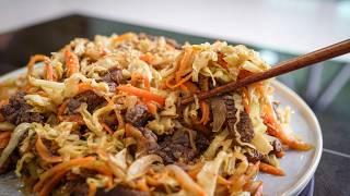 양배추 이제 그냥 볶지 말고 이렇게 만들어 보세요! 훨씬 맛있습니다