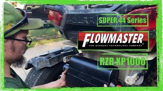 Flowmaster Super 44 on RZR XP 1000 SOUNDS GOOD