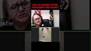 ARMY SOVEREIGN CITIZEN'S SOVEREIGN KAREN WIFE IS HELD IN CONTEMPT! #karen #court #sovereign