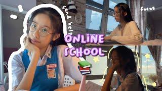 highschool diaries | online school week vlog 和我一起上网课 ️ study vlog malaysia