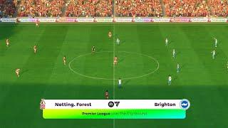 EA Sports FC 24 | Nottingham Forest vs Brighton - The City Ground | Gameplay PS5