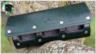 Mirage Luxury Travel Watch Roll: On the go storage solution with a hard shell but soft where needed