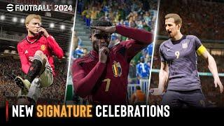 eFootball 2024 | New Signature Celebrations