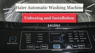 Haier Automatic Washing Machine| Unboxing and Installation| HWM 150-826 |