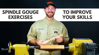 Mastering the Spindle Gouge - Basic Cuts & Practice Exercises