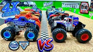 Toy Diecast Monster Truck Racing Tournament | Round #30 | Spin Master MONSTER JAM Series #25   #29