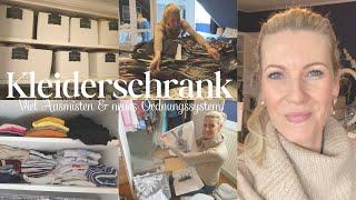 KLEIDERSCHRANK - Ausmisten & ein neues Ordnungssystem finden