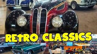 Messe RETRO CLASSICS STUTTGART 2025, Germany . Car Show, Rarity cars 