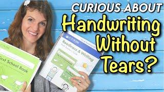 HOW TO USE HANDWRITING WITHOUT TEARS REVIEW || PRESCHOOL FLIP THROUGH W/ MANIPULATIVES