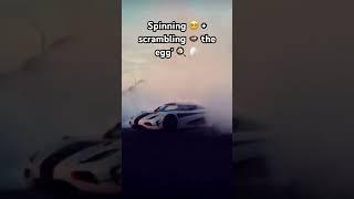 Would you ‍ Spin your Egg’?#Koenigsegg #agera #regera #donuts #shorts #shortsvideo #short #egg