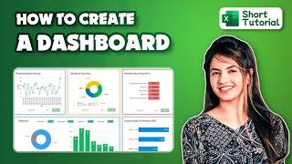 How to create a dashboard in excel 2024 | Initial Solution