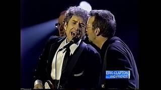 Bob Dylan + Eric Clapton - Don't Think Twice + Crossroads   MSG NYC 6/30/99