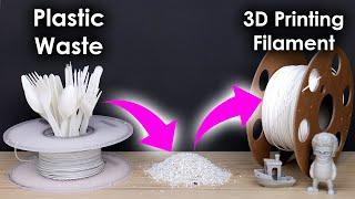 From Trash to Treasure: Recycle Cutlery into 3D Filament!