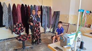 "Freshness and beauty: sewing a new cover for Fatima sewing chairs"