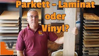 Parkett oder Laminat oder Vinylboden? Was ist der beste Bodenbelag?