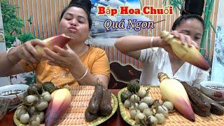 Ăn Bắp Hoa Chuối Chấm Chẳm Chéo - Thánh Ăn Sơn La