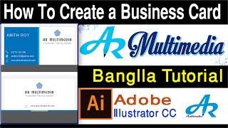 How to Create Modern Business Card design in Adobe Illustrator CC, By Asith Roy AR Multimedia